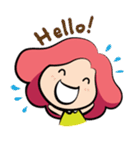 Belle-Pink girl（個別スタンプ：10）