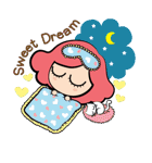 Belle-Pink girl（個別スタンプ：11）