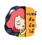 Belle-Pink girl（個別スタンプ：14）