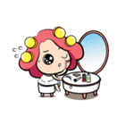 Belle-Pink girl（個別スタンプ：19）