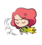 Belle-Pink girl（個別スタンプ：24）