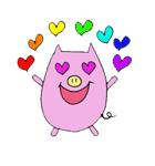 HAPPY PIG -幸せの豚さん-（個別スタンプ：2）
