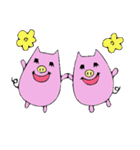 HAPPY PIG -幸せの豚さん-（個別スタンプ：7）
