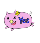 HAPPY PIG -幸せの豚さん-（個別スタンプ：9）