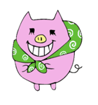 HAPPY PIG -幸せの豚さん-（個別スタンプ：16）