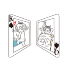 ラバーズキング＆クイーン（個別スタンプ：4）