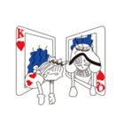 ラバーズキング＆クイーン（個別スタンプ：34）