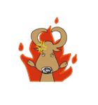 GNU＆MOW ヌウ＆モウ（個別スタンプ：7）