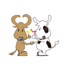 GNU＆MOW ヌウ＆モウ（個別スタンプ：40）