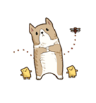 ヒヨコブロックとくりまろ君（なかよし編）（個別スタンプ：34）