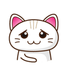 白ねこファビさん（個別スタンプ：38）