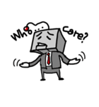 Qube : The businessman（個別スタンプ：17）