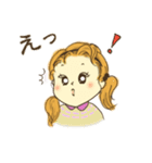 レトロっ子「モモちゃん」（個別スタンプ：3）