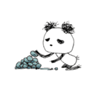 ほつれパンダ（個別スタンプ：11）
