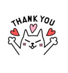 しろねこトーフ2（個別スタンプ：9）