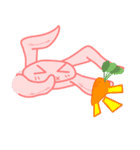 つぶれうさぎ（個別スタンプ：16）