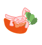 つぶれうさぎ（個別スタンプ：31）