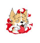 The Corgi BarneyAh and her three buddies（個別スタンプ：30）