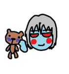 青い人間と青い猫2（個別スタンプ：20）
