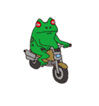 Bike ＆ Frog（個別スタンプ：1）