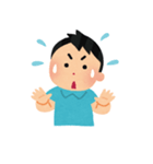 いらすとやの男の子（個別スタンプ：38）