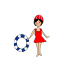 華麗子さん（個別スタンプ：34）
