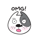 Funny pit bull head（個別スタンプ：9）