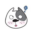 Funny pit bull head（個別スタンプ：24）