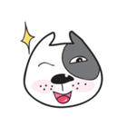 Funny pit bull head（個別スタンプ：31）