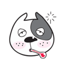 Funny pit bull head（個別スタンプ：40）