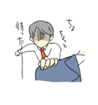 なで肩社員ハヤサカさん（個別スタンプ：6）