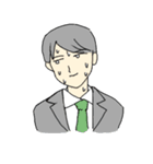 なで肩社員ハヤサカさん（個別スタンプ：7）