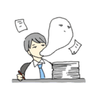 なで肩社員ハヤサカさん（個別スタンプ：28）
