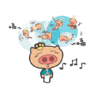 Hero Panda and Princess Pig（個別スタンプ：24）