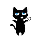 黒猫（個別スタンプ：1）