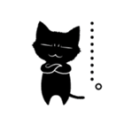 黒猫（個別スタンプ：16）