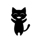 黒猫（個別スタンプ：34）