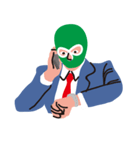 Masked businessman（個別スタンプ：1）