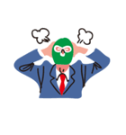 Masked businessman（個別スタンプ：4）