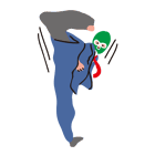 Masked businessman（個別スタンプ：24）