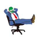 Masked businessman（個別スタンプ：37）