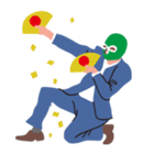 Masked businessman（個別スタンプ：39）