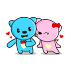 MR AND MRS BEAR ( IN LOVE )（個別スタンプ：4）