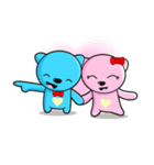 MR AND MRS BEAR ( IN LOVE )（個別スタンプ：8）