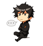 Grey is... - Chibi Ver.（個別スタンプ：1）