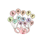 girl ＆ usasa（個別スタンプ：16）
