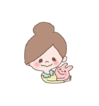girl ＆ usasa（個別スタンプ：29）