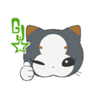 【猫スタンプ】ミケネコ4姉妹【日常】（個別スタンプ：21）