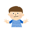 しましまちゃんと、みずたまくん.（個別スタンプ：11）