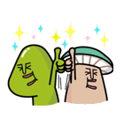 まめときのこ（個別スタンプ：24）